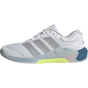 image:imageadidas Womens Dropset 4 Training Sneakers Shoes  WhiteWhiteHalo SilverDusky Ink