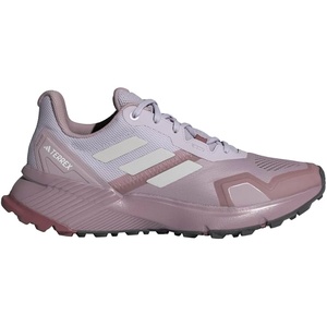 image:imageadidas Womens Terrex Soulstride Rainrdy Trail Running ShoesPreloved FigGreyQuiet Crimson