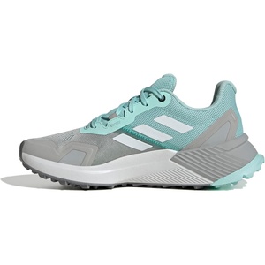 image:imageadidas Womens Terrex Soulstride Rainrdy Trail Running ShoesSemi Flash AquaGreyGrey
