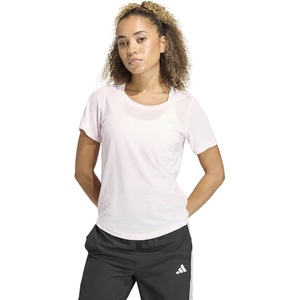 image:imageadidas Womens Workout Essentials ScoopNeck TShirtClear Pink