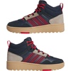 image:imageAdidas UnisexAdult Hoops 40 Mid TopAurora InkBetter ScarletGum