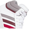 image:imageAdidas UnisexAdult Hoops 40 Mid TopWhiteTaupe OxideShadow Red
