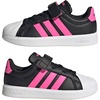 image:imageAdidas UnisexChild Streettalk Elastic Lace amp StrapBlackLucid PinkWhite