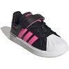 image:imageAdidas UnisexChild Streettalk Elastic Lace amp StrapBlackLucid PinkWhite