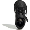 image:imageAdidas UnisexChild Streettalk Elastic Lace amp StrapBlackWhiteGold Metallic