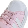 image:imageAdidas UnisexChild Streettalk Elastic Lace amp StrapClear PinkWhiteGrey