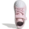 image:imageAdidas UnisexChild Streettalk Elastic Lace amp StrapClear PinkWhiteGrey