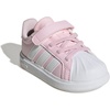 image:imageAdidas UnisexChild Streettalk Elastic Lace amp StrapClear PinkWhiteGrey