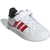image:imageAdidas UnisexChild Streettalk Elastic Lace amp StrapWhiteBetter ScarletBlack