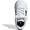 image:imageAdidas UnisexChild Streettalk Elastic Lace amp StrapWhiteBlackBlack