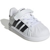 image:imageAdidas UnisexChild Streettalk Elastic Lace amp StrapWhiteBlackBlack