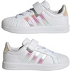 image:imageAdidas UnisexChild Streettalk Elastic Lace amp StrapWhiteIridescentWhite