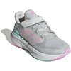 image:imageAdidas UnisexChild Ultrarun 5 Elastic Lace amp StrapGreyBliss LilacSemi Flash Aqua