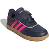 image:imageadidas Kids Breaknet Sleek Elastic Lace amp Strap ShoeAurora InkLucid PinkGum