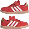 image:imageadidas Kids Breaknet Sleek Elastic Lace amp Strap ShoeBetter ScarletChalk WhiteGold Metallic