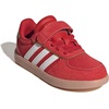 image:imageadidas Kids Breaknet Sleek Elastic Lace amp Strap ShoeBetter ScarletChalk WhiteGold Metallic