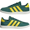 image:imageadidas Kids Breaknet Sleek Elastic Lace amp Strap ShoeCollegiate GreenYellowOff White