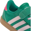 image:imageadidas Kids Breaknet Sleek Elastic Lace amp Strap ShoeCourt GreenClear PinkLucid Pink
