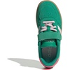 image:imageadidas Kids Breaknet Sleek Elastic Lace amp Strap ShoeCourt GreenClear PinkLucid Pink