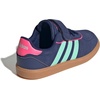 image:imageadidas Kids Breaknet Sleek Elastic Lace amp Strap ShoeDark BluePulse MintLucid Pink
