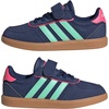 image:imageadidas Kids Breaknet Sleek Elastic Lace amp Strap ShoeDark BluePulse MintLucid Pink