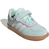 image:imageadidas Kids Breaknet Sleek Elastic Lace amp Strap ShoeHalo MintWhiteLucid Pink