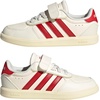 image:imageadidas Kids Breaknet Sleek Elastic Lace amp Strap ShoeOff WhiteBetter ScarletWarm Vanilla