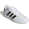 image:imageadidas Kids Breaknet Sleek Elastic Lace amp Strap ShoeWhiteBlackOrange Tint