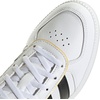 image:imageadidas Kids Breaknet Sleek Elastic Lace amp Strap ShoeWhiteBlackOrange Tint