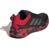 image:imageadidas Kids Fortarun 40 Big KidBlackIron MetallicBetter Scarlet