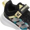 image:imageadidas Kids Fortarun 40 Big KidBlackMatte SilverDual YellowMinecraft