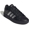 image:imageadidas Kids Grand Court 30 ShoeBlackSilver MetallicBlack