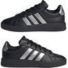 image:imageadidas Kids Grand Court 30 ShoeBlackSilver MetallicBlack
