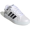 image:imageadidas Kids Grand Court 30 ShoeWhiteBlackYellow