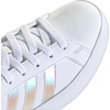image:imageadidas Kids Grand Court 30 ShoeWhiteIridescentAlmost Pink