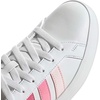 image:imageadidas Kids Grand Court 30 ShoeWhitePink FusionBliss Pink