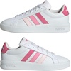 image:imageadidas Kids Grand Court 30 ShoeWhitePink FusionBliss Pink