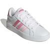 image:imageadidas Kids Grand Court 30 ShoeWhitePink FusionBliss Pink