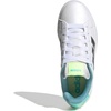 image:imageadidas Kids Grand Court 30 ShoeWhiteSilver MetallicFlash Aqua