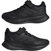 image:imageadidas Kids Marvel Run Falcon 5 Elastic Lace amp StrapBlackBlackBlack