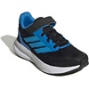 image:imageadidas Kids Marvel Run Falcon 5 Elastic Lace amp StrapBlackLucid AquamarineLucid Ray Blue