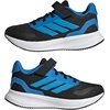 image:imageadidas Kids Marvel Run Falcon 5 Elastic Lace amp StrapBlackLucid AquamarineLucid Ray Blue