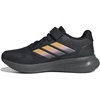 image:imageadidas Kids Marvel Run Falcon 5 Elastic Lace amp StrapBlackSparkPink Spark