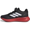 image:imageadidas Kids Marvel Run Falcon 5 Elastic Lace amp StrapBlackWhiteBright Red