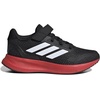 image:imageadidas Kids Marvel Run Falcon 5 Elastic Lace amp StrapBlackWhiteBright Red