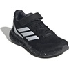 image:imageadidas Kids Marvel Run Falcon 5 Elastic Lace amp StrapBlackWhiteGrey