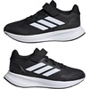 image:imageadidas Kids Marvel Run Falcon 5 Elastic Lace amp StrapBlackWhiteWhite