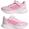 image:imageadidas Kids Marvel Run Falcon 5 Elastic Lace amp StrapClear PinkBliss PinkClear Pink
