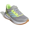 image:imageadidas Kids Marvel Run Falcon 5 Elastic Lace amp StrapGreyCrystal SkyYellow