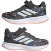 image:imageadidas Kids Marvel Run Falcon 5 Elastic Lace amp StrapGreyOff WhiteRay Blue